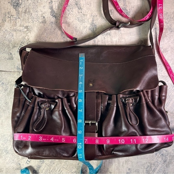Marc O"Polo Messenger brown leather bag - large Crossbody - Picture 13 of 15